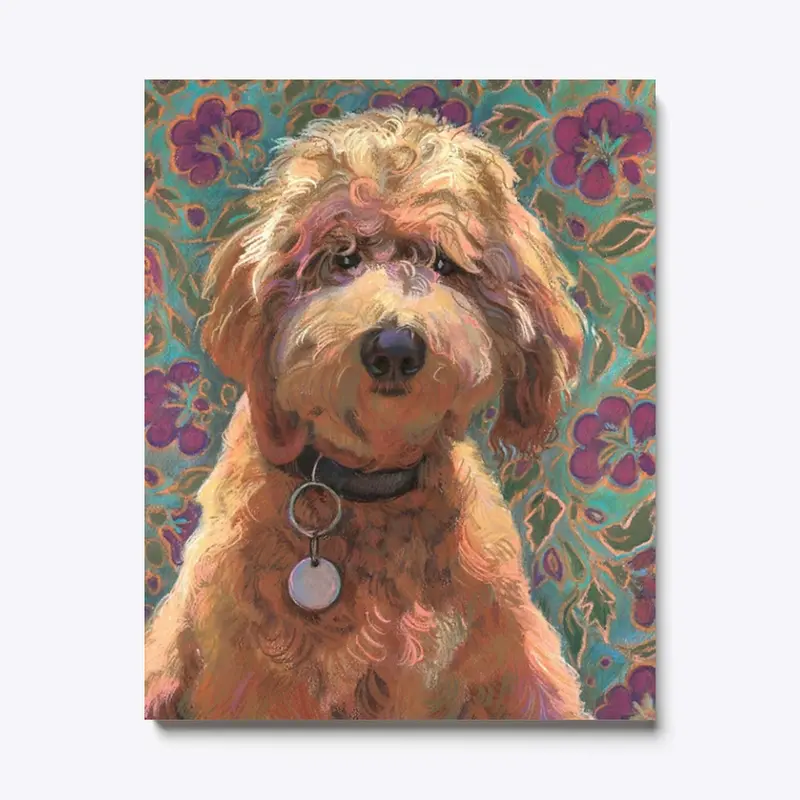 Lucky Labradoodle Canvas