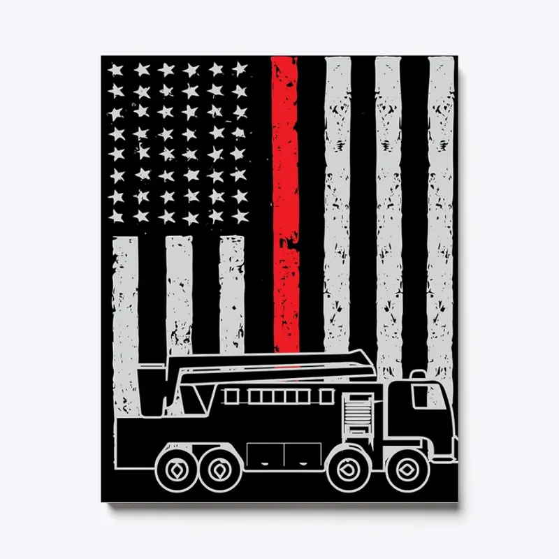 American Firefighters Canvas